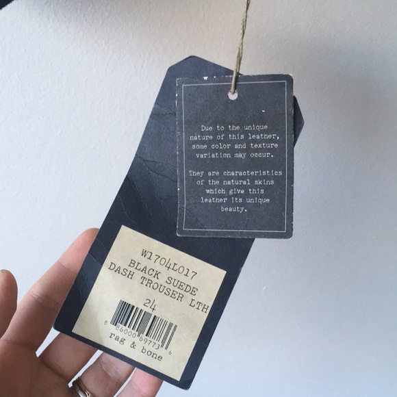 Rag & Bone genuine leather pants - Picture 3 of 5